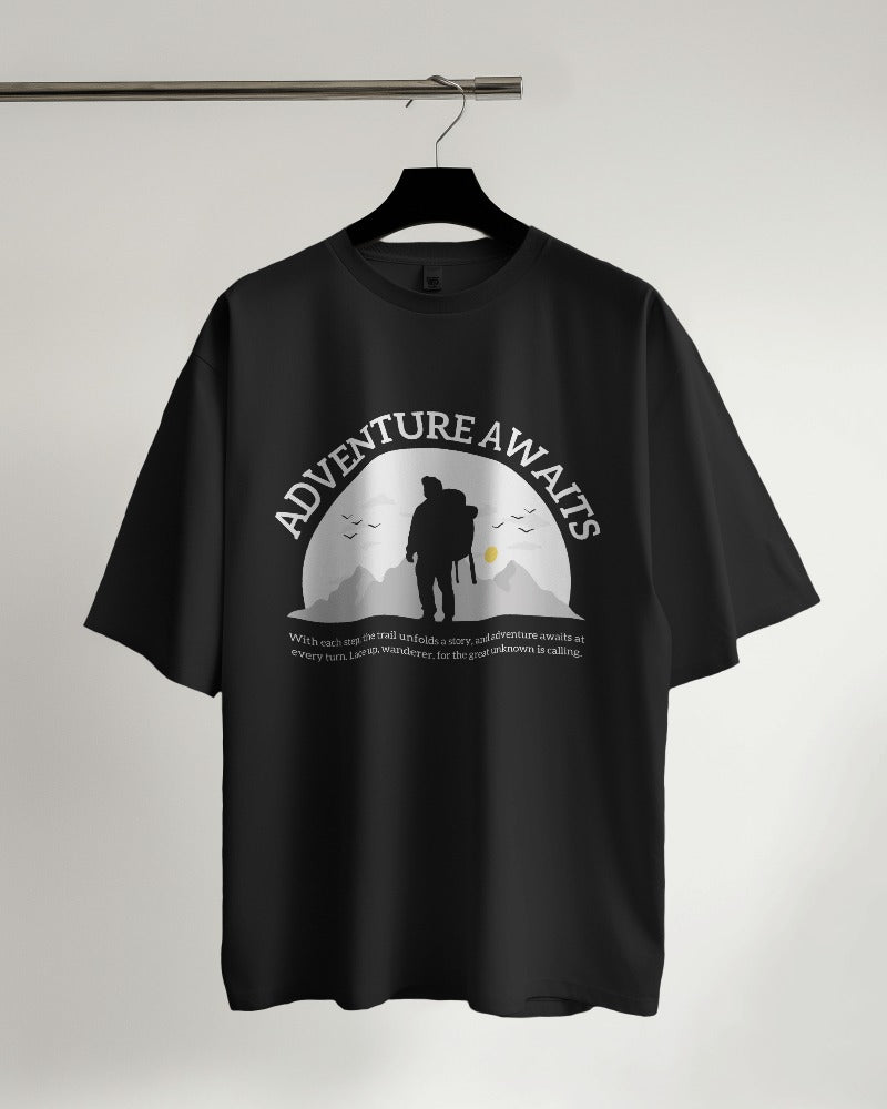 Adventure Awaits Oversized T-shirt