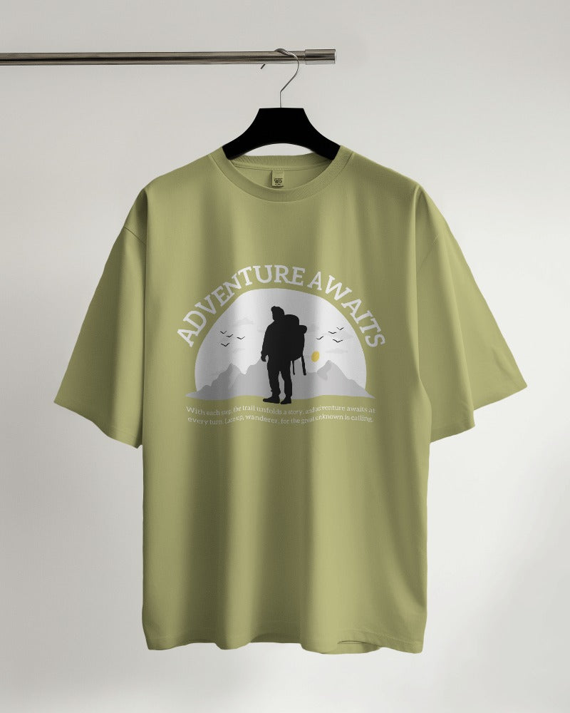 Adventure Awaits Oversized T-shirt