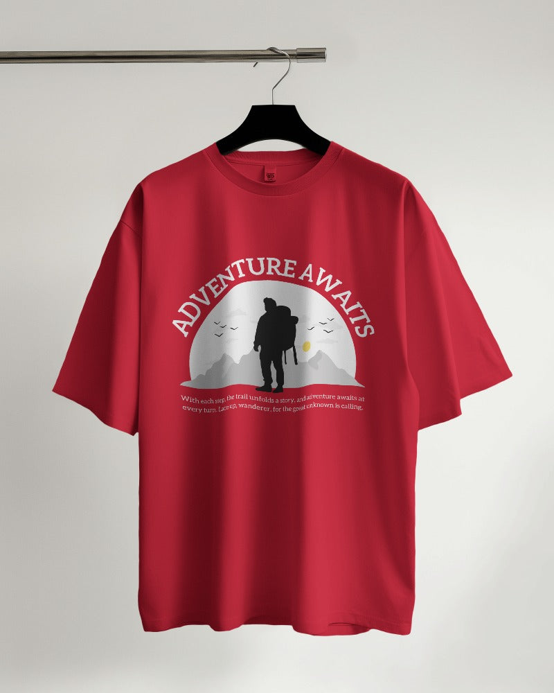 Adventure Awaits Oversized T-shirt