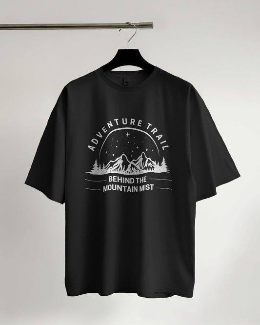 Adventure Trail Behind the Mountain Oversized T-shirt