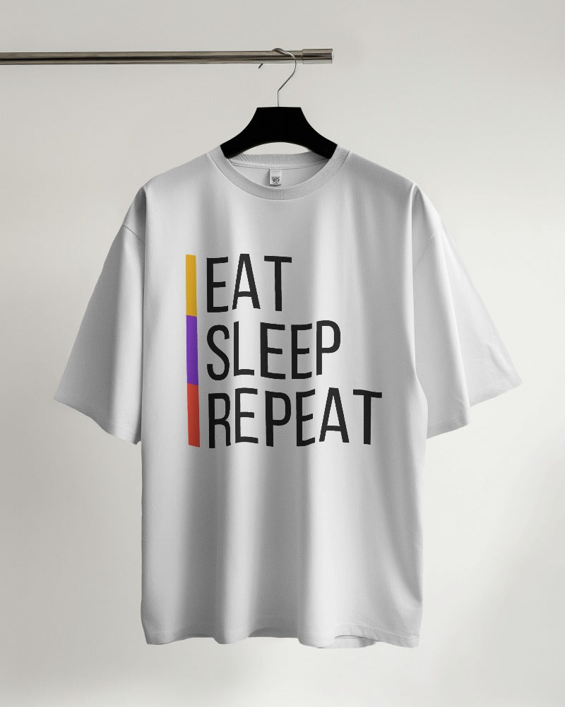 Eat Sleep Repeat Oversized T-shirt