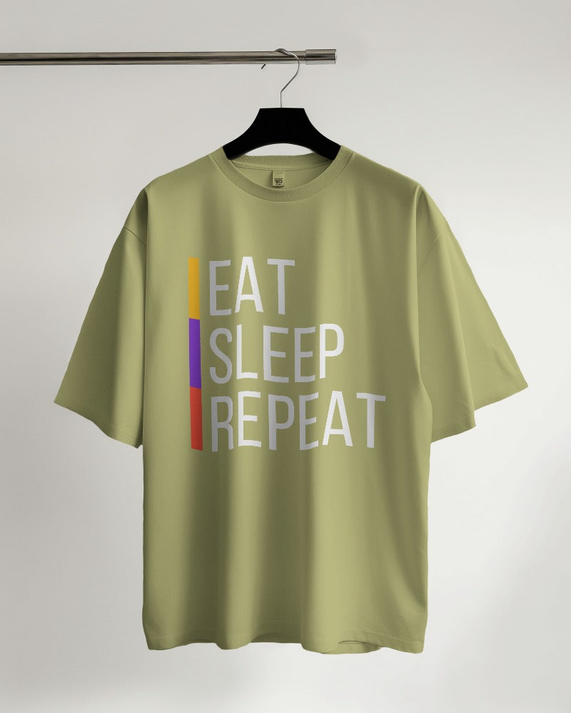 Eat Sleep Repeat Oversized T-shirt