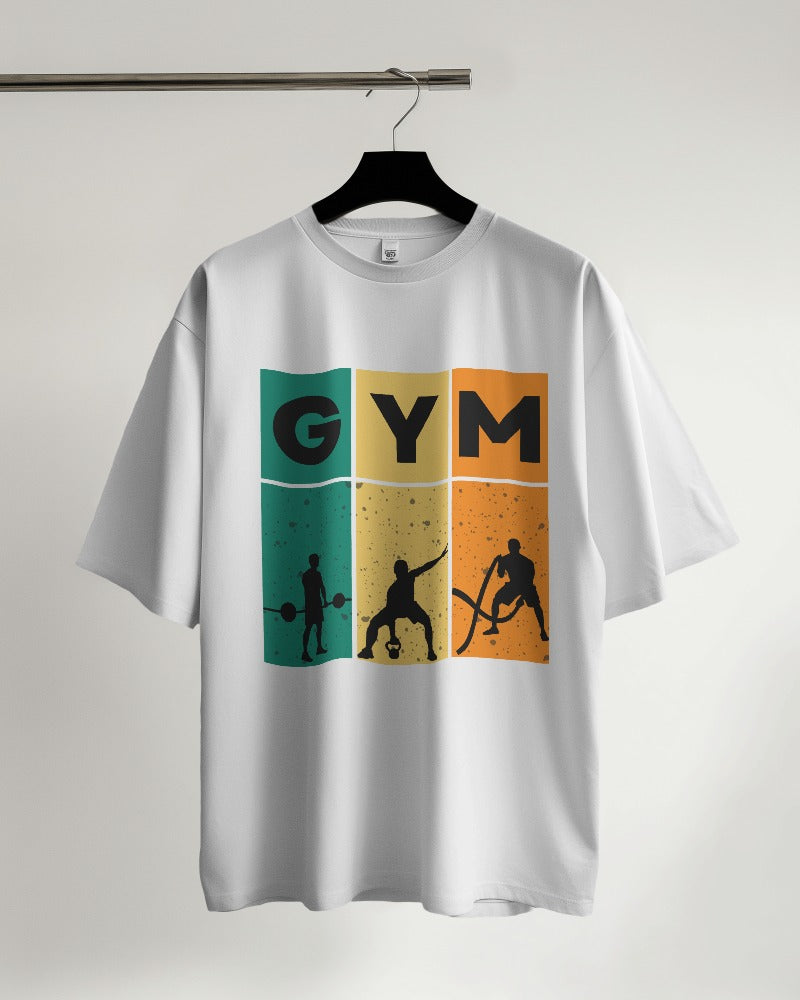 Gym Symbols Oversized T-shirt