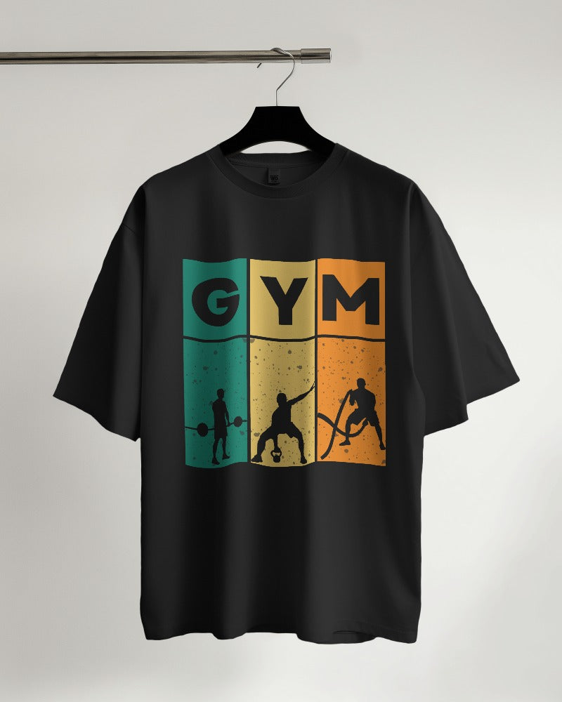 Gym Symbols Oversized T-shirt