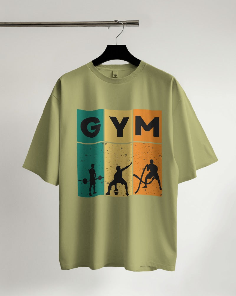 Gym Symbols Oversized T-shirt