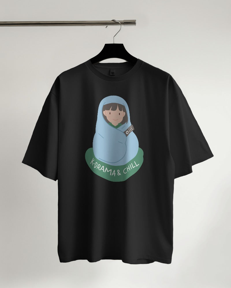 KDRAMA & CHILL Oversized T-shirt