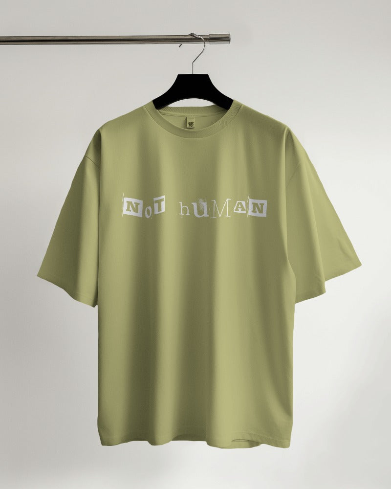 Not Human Oversized T-shirt