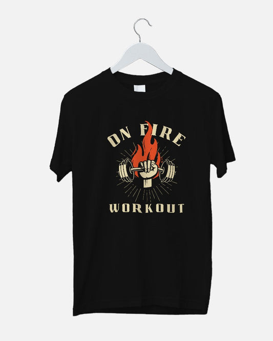 On Fire Workout Regular Fit T-shirt