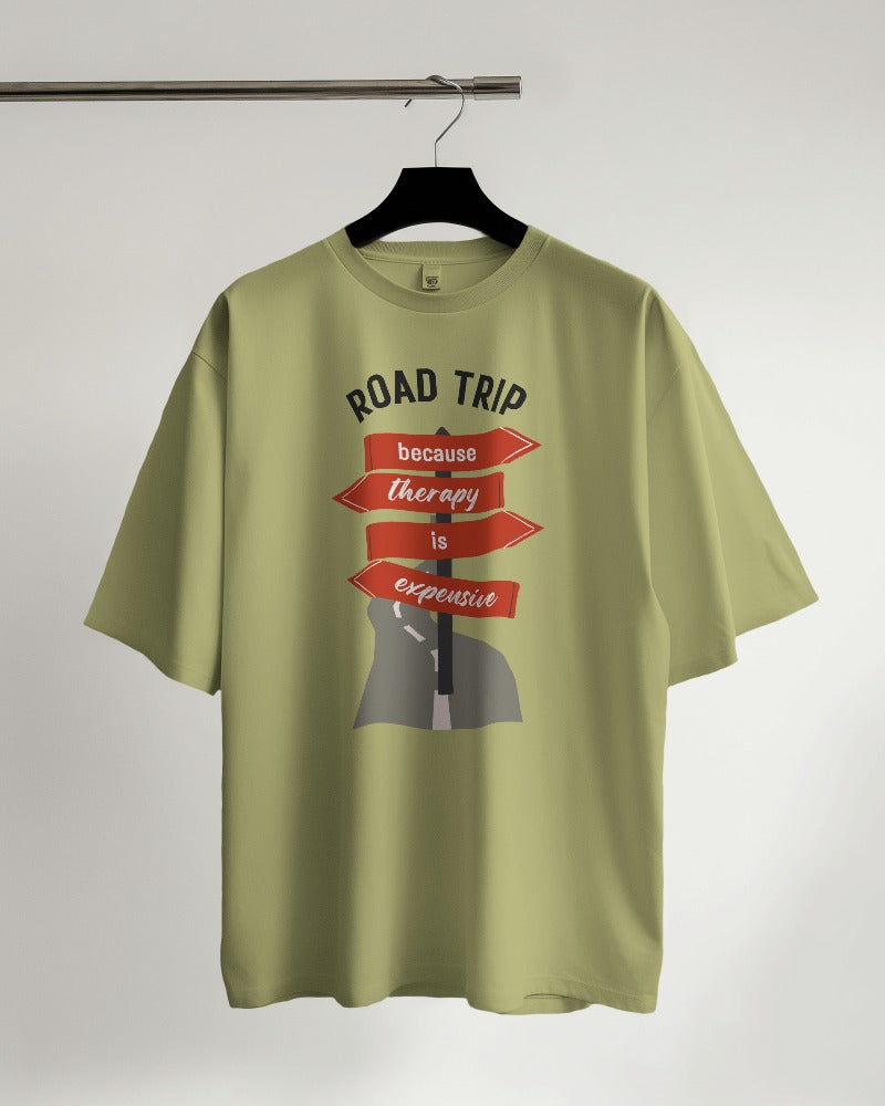 Road Trip Therapy Oversized T-shirt