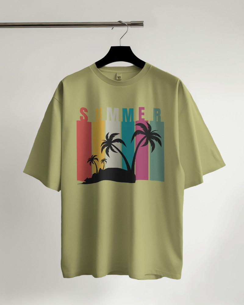 Summer Beach Oversized T-shirt