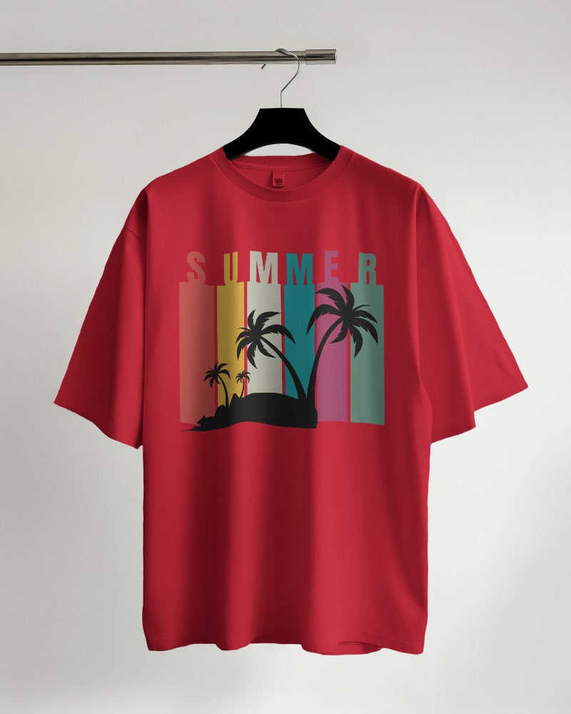 Summer Beach Oversized T-shirt