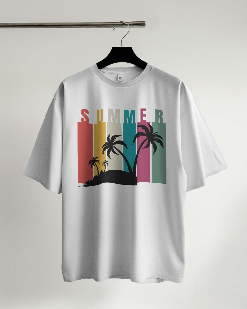 Summer Beach Oversized T-shirt