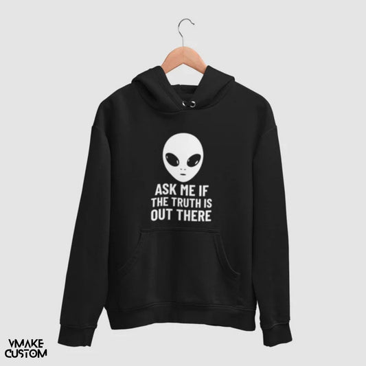 ask me if unisex hoodie vmakecustom