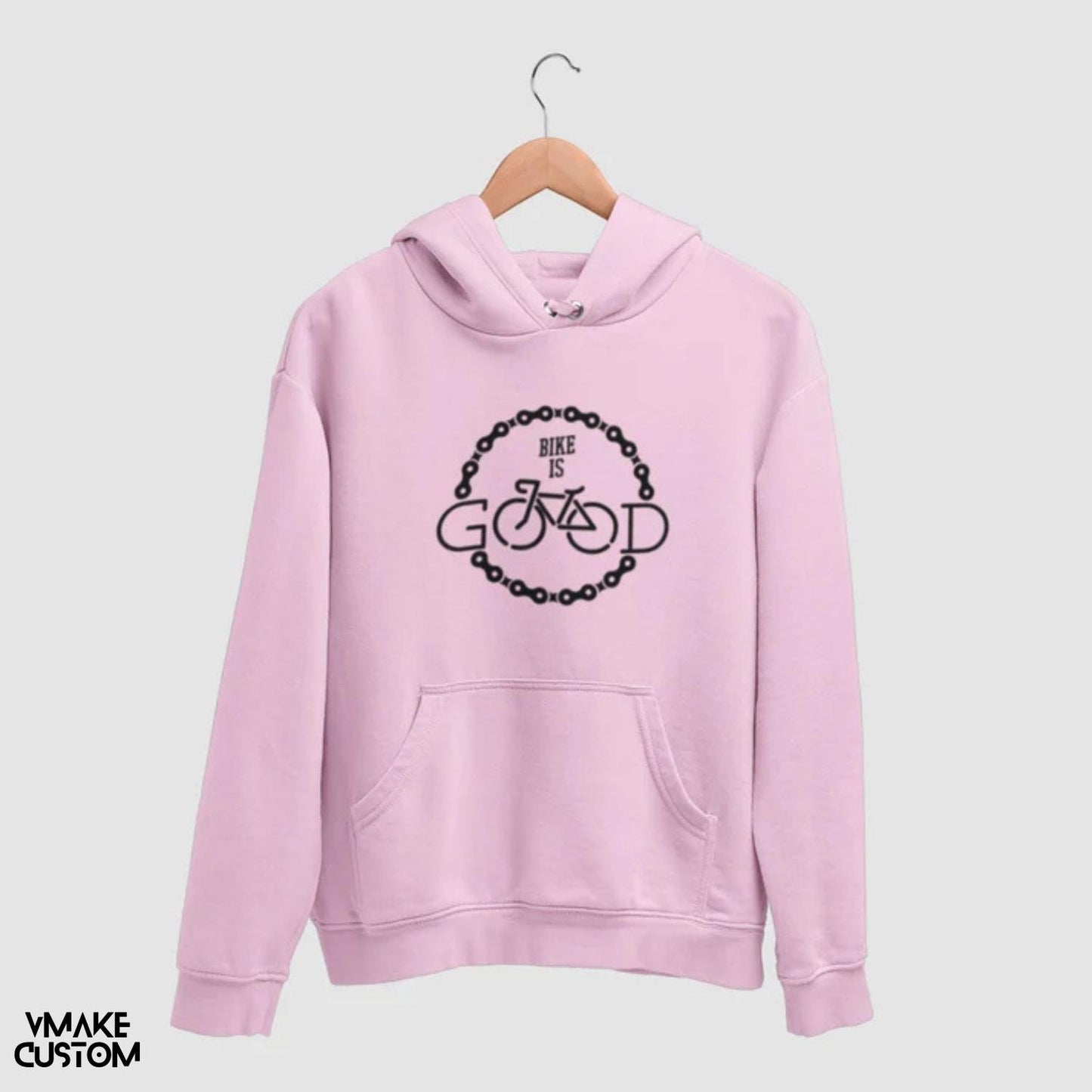 bike is good unisex hoodie vmakecustom