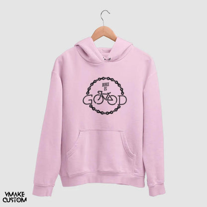 bike is good unisex hoodie vmakecustom