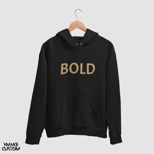 bold unisex hoodie vmakecustom