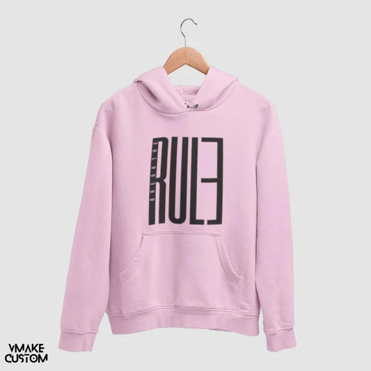 break the rule pink unisex hoodie vmakecustom