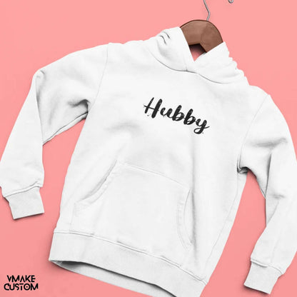 hubby hoodies for couple vmakecustom