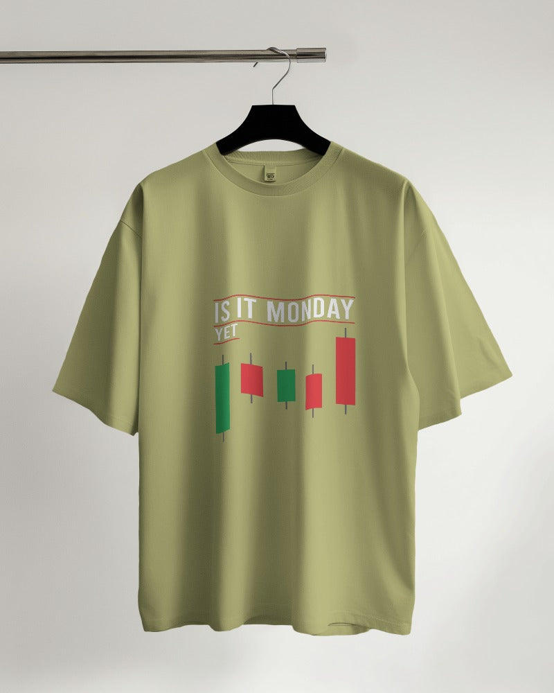 Is It Monday Yet Candlestick Oversized T-shirt