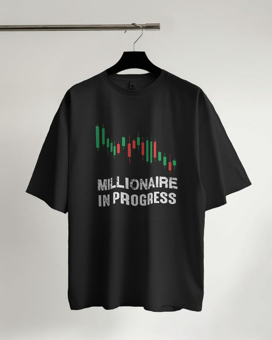 Millionaire in Progress Oversized T-shirt