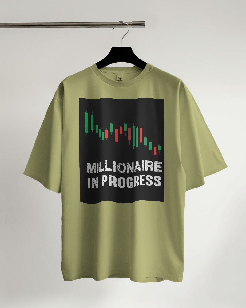 Millionaire in Progress Oversized T-shirt