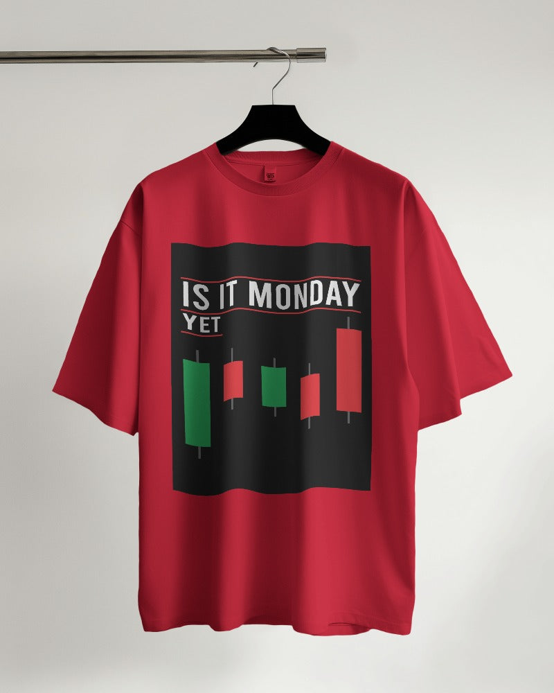 Is It Monday Yet Candlestick Oversized T-shirt