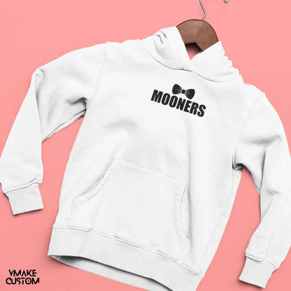 Honey Mooners White Hoodies for Couple