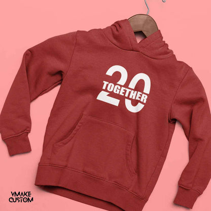 Together Since 2018 Hoodies for Couple