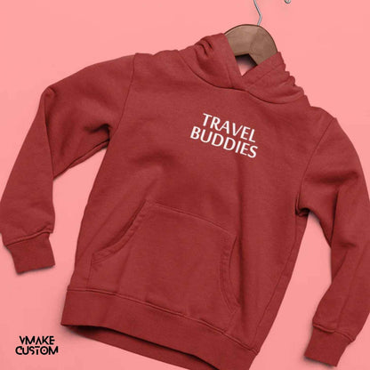 Travel Buddies Hoodies for Couple