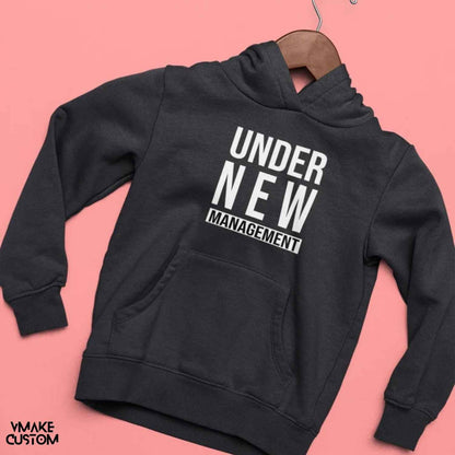 vmakecustom under new management black couple hoodie